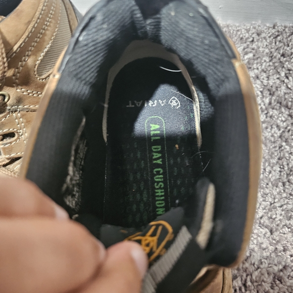 Ariat ATS Technology Brown and Black Hiking Boots Gorpcore Size7B Women Boots - Picture 4 of 9